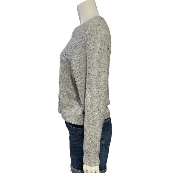 Express Womens Silver Shimmer Sweater Size XS - Picture 2 of 11